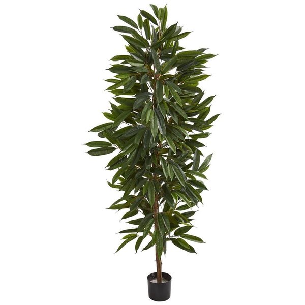 Nearly Naturals 6.5 in. Mango Artificial Tree 9157